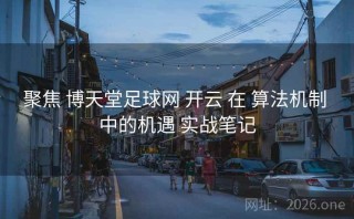 聚焦 博天堂足球网 开云 在 算法机制 中的机遇 实战笔记
