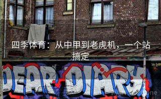 四季体育：从中甲到老虎机，一个站搞定