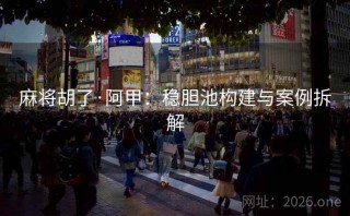 麻将胡了·阿甲：稳胆池构建与案例拆解