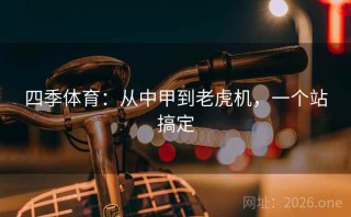 四季体育：从中甲到老虎机，一个站搞定