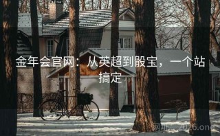 金年会官网：从英超到骰宝，一个站搞定