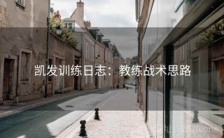 凯发训练日志：教练战术思路