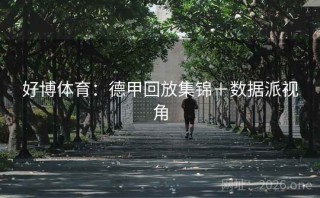 好博体育：德甲回放集锦＋数据派视角