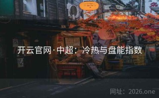 开云官网·中超：冷热与盘能指数