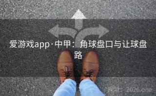 爱游戏app·中甲：角球盘口与让球盘路