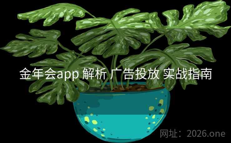 金年会app 解析 广告投放 实战指南  第1张