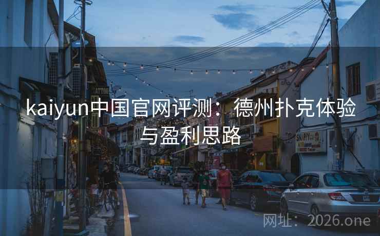 kaiyun中国官网评测：德州扑克体验与盈利思路  第2张