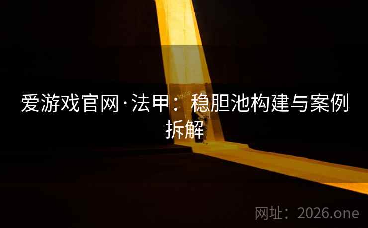 爱游戏官网·法甲：稳胆池构建与案例拆解  第2张