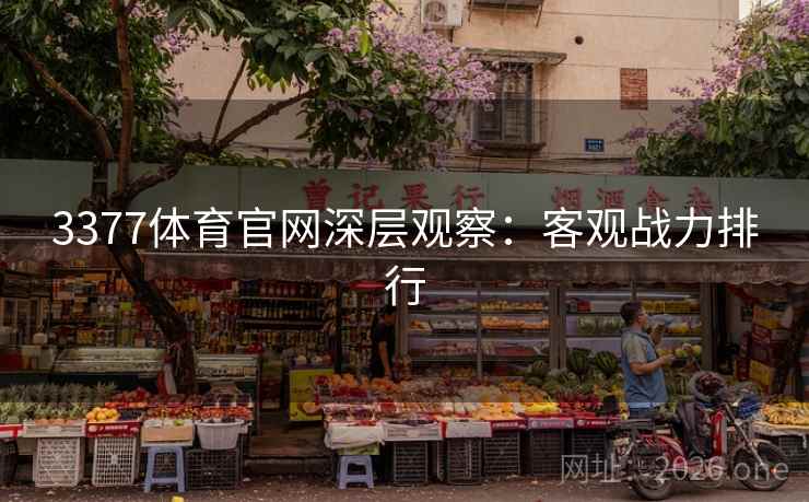 3377体育官网深层观察:客观战力排行  第1张 3377体育官网深层观察:客观战力排行  第1张